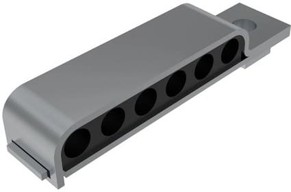 Bloque distribuidor hidráulico de alta resistencia, ideal para sistemas industriales y maquinaria pesada.